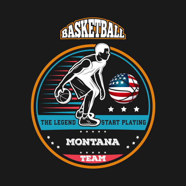 Montana Basketball TShirt TeePublic