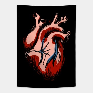 Human Heart Tapestry