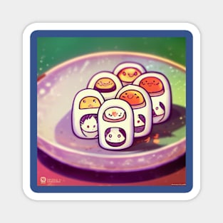 Kawaii Anime Sushi Magnet