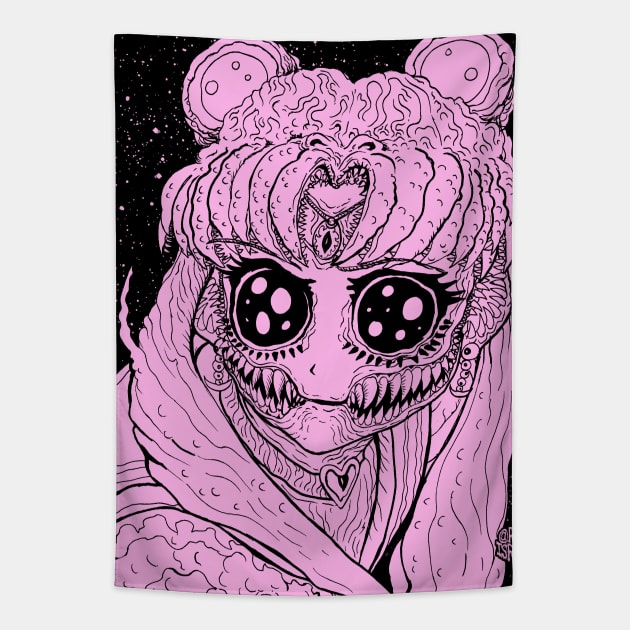 Moon Monster Tapestry by Robisrael