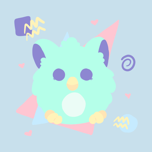 Furby (Blue) by thighhighsenpai