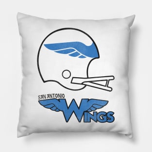 Defunct San Antonio Wings Football Team Pillow