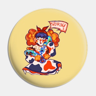 Koi clown Pin