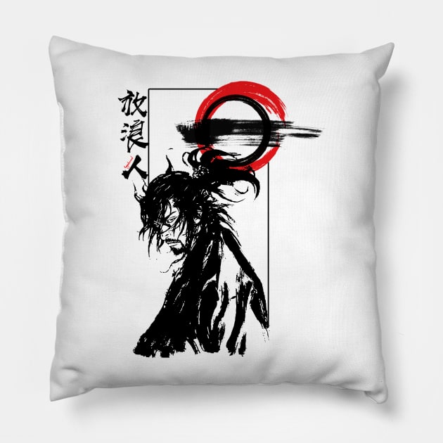 Vagabond Miyamoto Musashi Pillow by AssoDesign