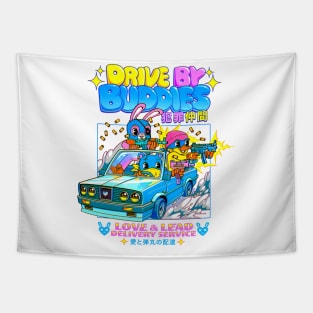 Drive by Buddies Tapestry