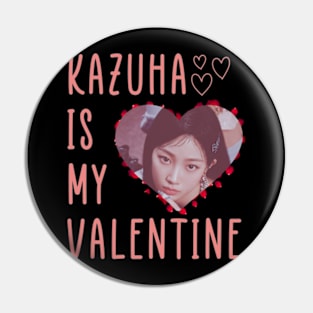 Kazuha Is My Valentine Le Sserafim Pin