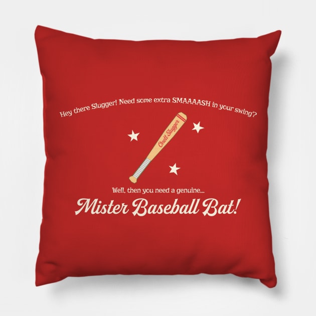 Mister Baseball Bat Pillow by Best & Co.