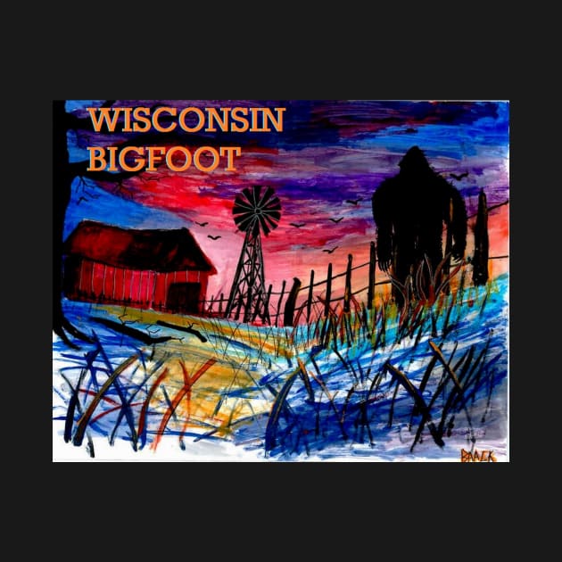 Wisconsin Bigfoot by Great Lakes Artists Group