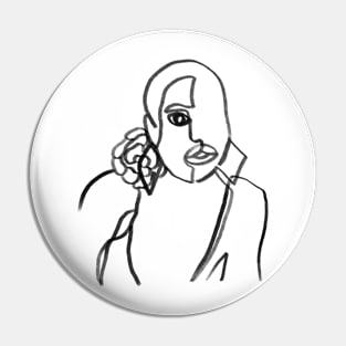 Artistic abstract women Pin