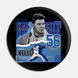 brad keller baseball Pin