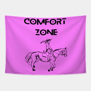 Horse with Lady - Comfort Zone Tapestry