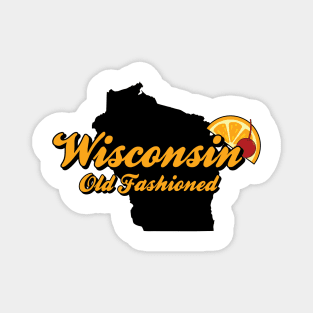 Wisconsin Old Fashioned Wisconsin State Magnet