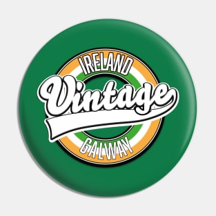 ireland Galway vintage logo Pin