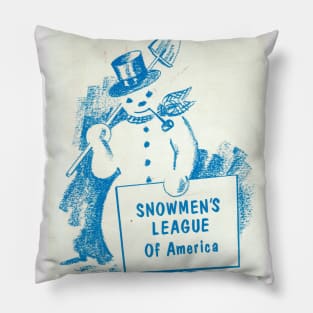 Snowmen League of America Pillow