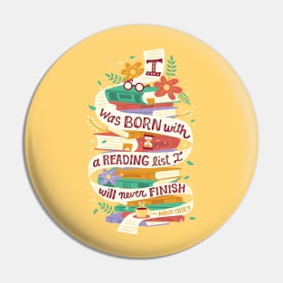 Reading list Pin