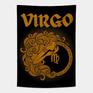 Virgo Maiden Gothic Style Tapestry