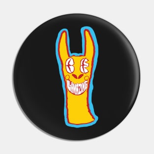 Be Llamazing Funny Ugly Motivational Llama Pin