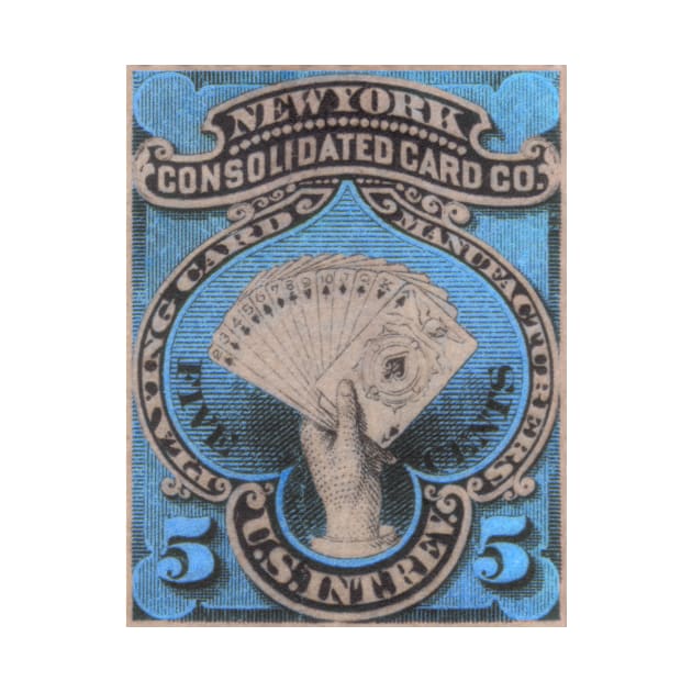 NY Consolidated Card Co. Internal Revenue Tax Stamp by Designs_by_Tom