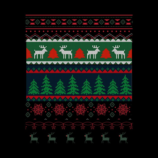 Your Own knitted Christmas Deers by Tee Trendz