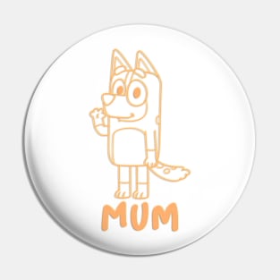 Mum Chilli Neon effect Pin