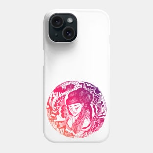 Sunset Sky Circle of The Geisha Phone Case