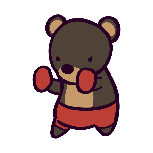 Boxing Bear by ThumboArtBumbo