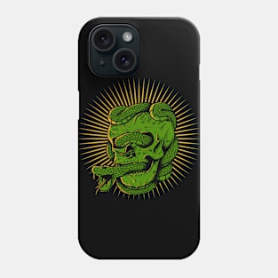 Skull And Snake Phone Case