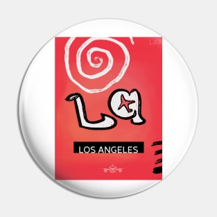 LOS ANGELES LAX Pin