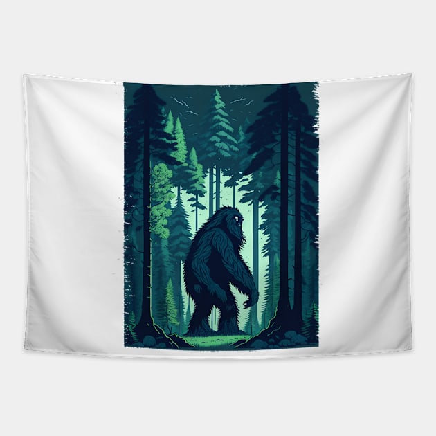 Bigfoot Tapestry by DewaJassin