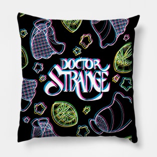 Strange Pattern (neon ver.) Pillow