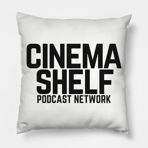 Podcast Network - 1 Color Alternate Pillow by CinemaShelf