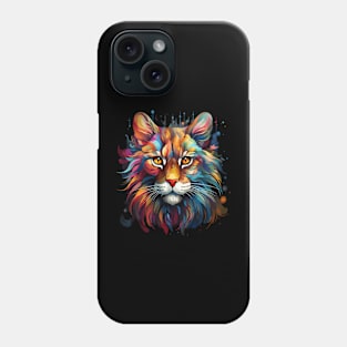 Bobcat Rainbow Phone Case