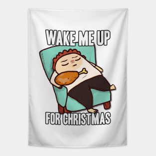 Thanksgiving Day Outfits Wake me Up Tapestry