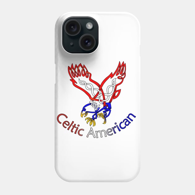 Celtic American Phone Case by KnotYourWorld4