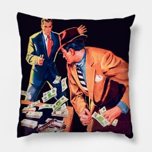 Retro Detective Buck Ryan Murder Mail 1960 Comic Pillow