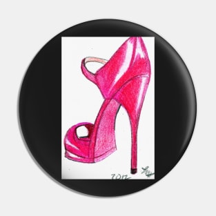 Red Stiletto Pin