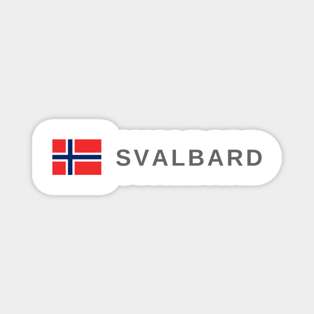 Svalbard Magnet by tshirtsnorway