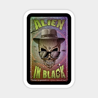 Alien in Black Magnet