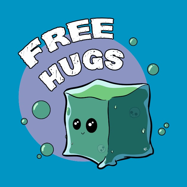 Gelatinous Cube Free Hugs by decafpillow