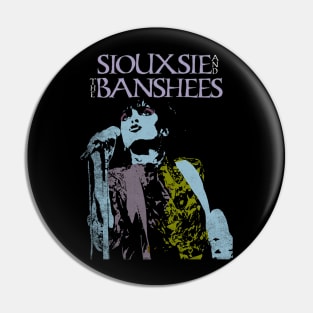 Siouxie and the Banshees Vintage Art Pin