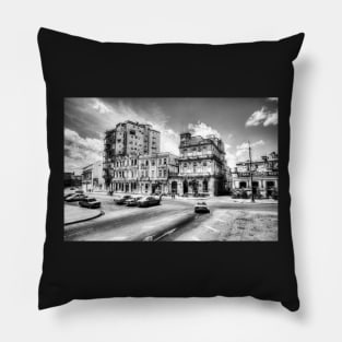 Havana Black And White Pillow