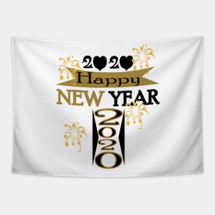 Happy New Year 2020 Tapestry