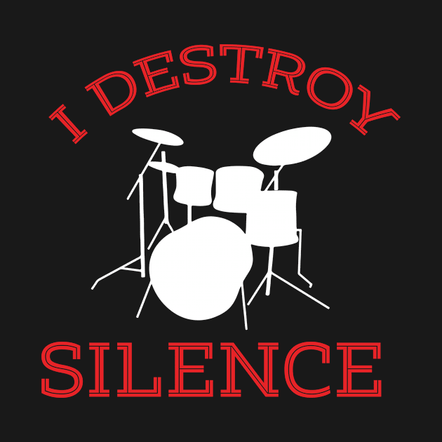 I destroy silence by Benedict Carter 