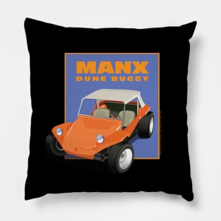 Orange Manx Dune Buggy in Blue Box & Type Pillow