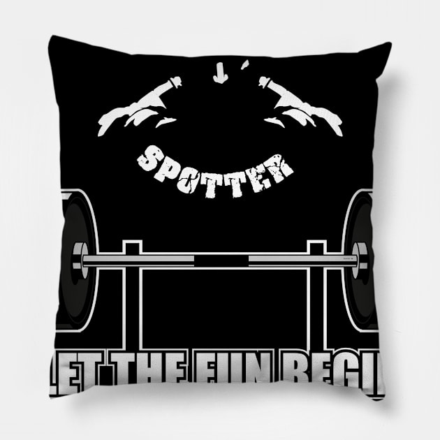 Gym Spotter Bench Pillow by Spikeani