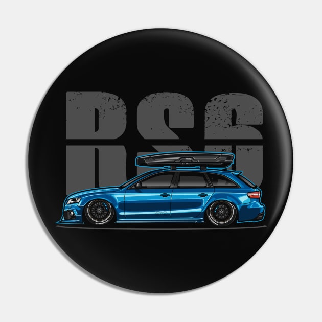 RS6 Avant - Touring Mode (Light Blue) Pin by Jiooji Project