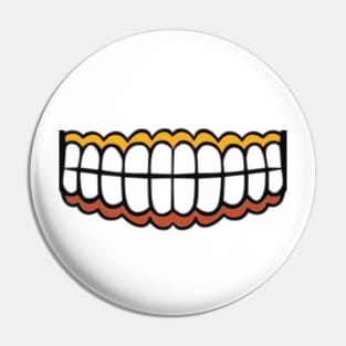 A Toothy Smile Pin