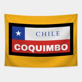 Coquimbo City in Chilean Flag Tapestry