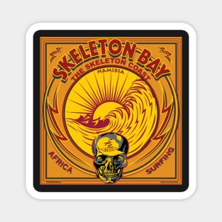 SKELETON BAY SURFING SKELETON COAST NAMIBIA AFRICA Magnet