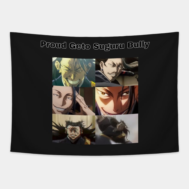 Proud Geto Suguru Bully Tapestry by Poppyseed_edits